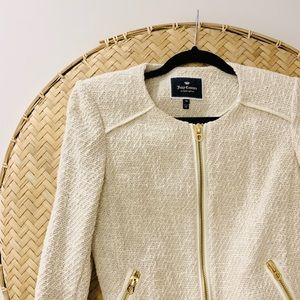 Stylish/Classic Juicy Couture Tweed Blazer Jacket